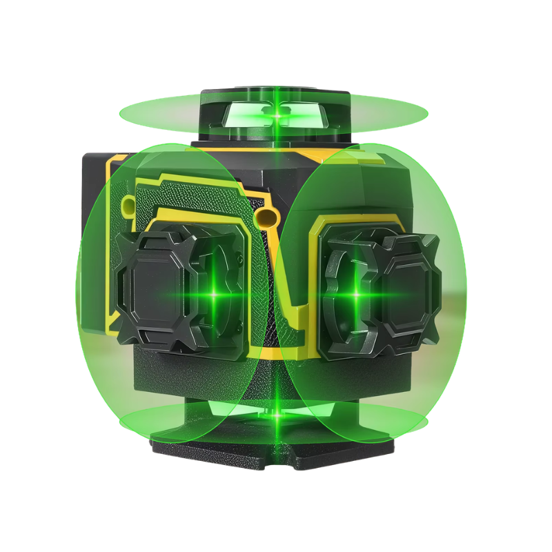 Niveau Laser 4D 16 Lignes Vert Auto-Nivelant avec Télécommande