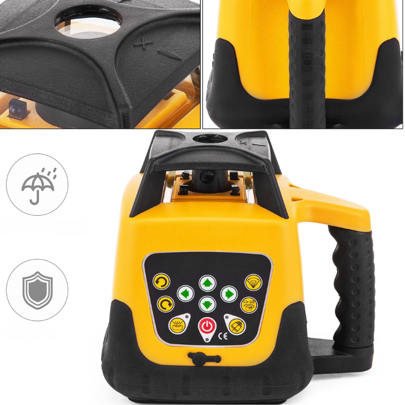 Niveau Laser Rotatif Professionnel 500 m Auto-Nivelant avec Télécommande