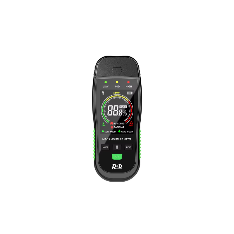 Humidimètre Numérique avec Écran LCD pour Bois, Murs et Matériaux de Construction