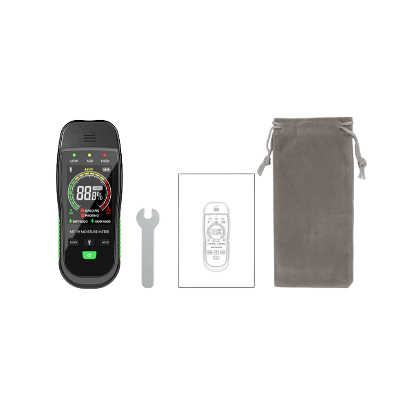 Humidimètre Numérique avec Écran LCD pour Bois, Murs et Matériaux de Construction