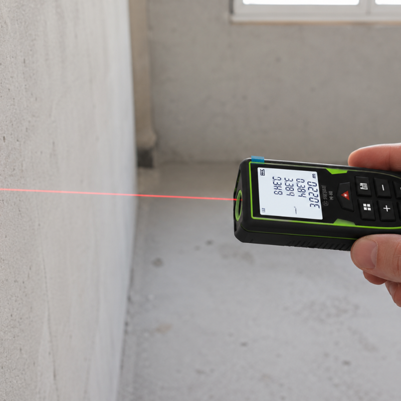 Télémètre Laser 120 m Rechargeable avec Calcul Surface et Volume